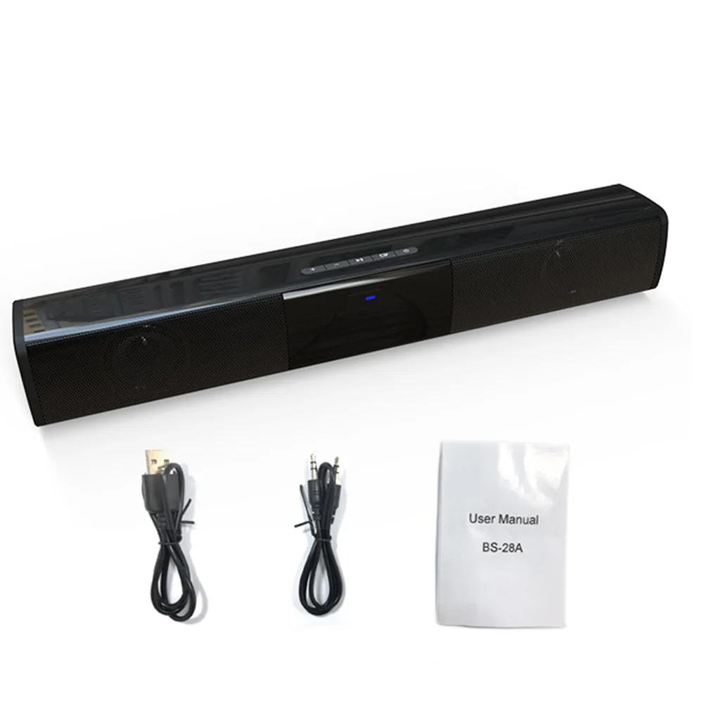 20 Вт Bluetooth динамик s Саундбар стерео Проводная И Беспроводная Hi Fi домашняя