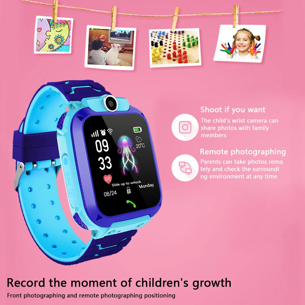 Детские Смарт часы в подарок A28 1 44 дюйма умные LBS Позиционирование трекер