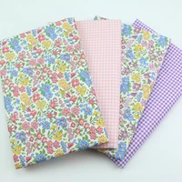 160x50cm pink purple floral cotton sewing fabric making bed sheet summer quilt four piece set calico dress cloth