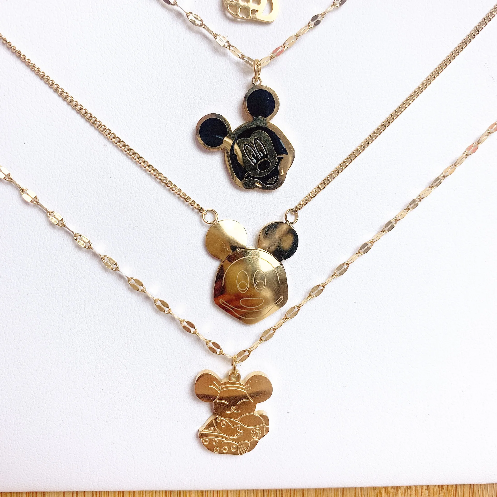 Аксессуары для куклы из мультфильма Disney голова Микки Мауса титановая сталь K