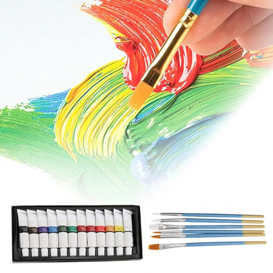Набор для рисования акриловой краской кисти доска студентов-художников