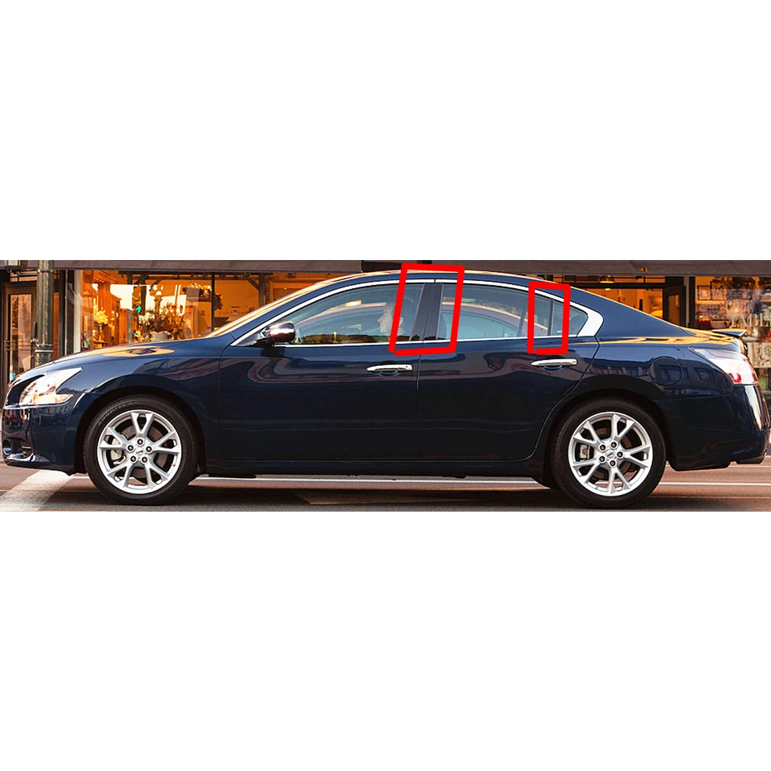 ПК 6 шт. комплект Подходит для Nissan Maxima 2009 2015 левая + правая сторона двери окна