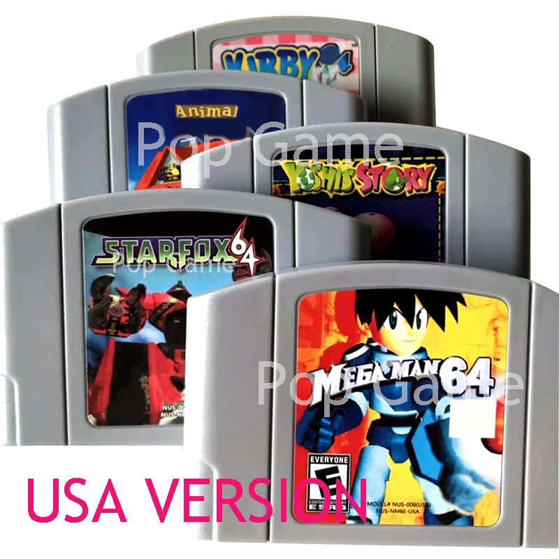 Консоль на 64 бит в американском стиле с изображением героев мультфильма танджо