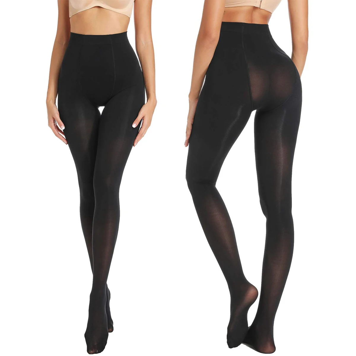 Joyshaper теплые зимние колготки высокого с резинкой в талии сексуальный Для женщин