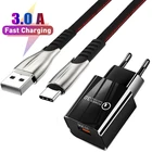 Кабель для быстрой зарядки Micro USB Type-C, для Honor 9, 10 lite, V9, V10, V20, 10i, 20i, 7X, 7C, 7A, 8A, 8C, 8X MAX, 9X