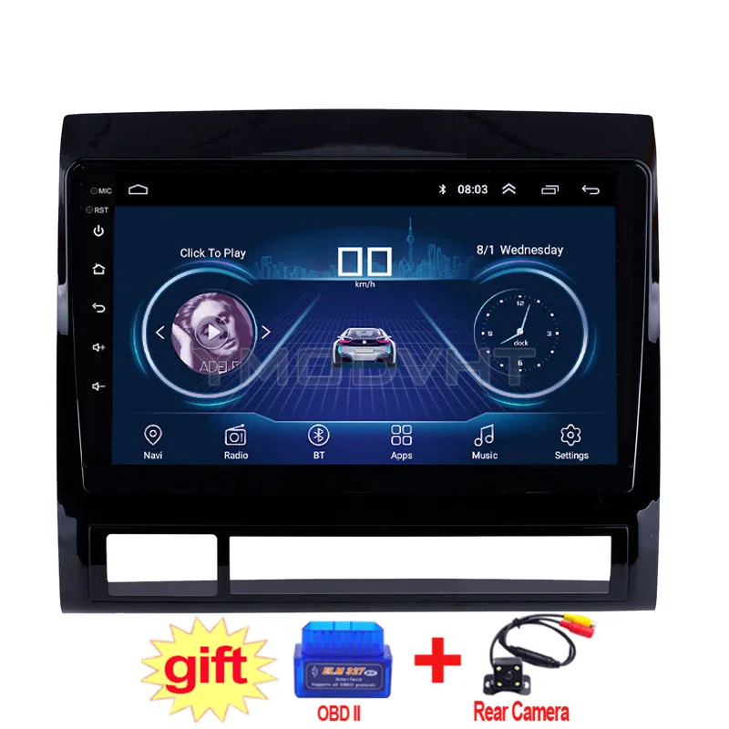 9 дюймовый IPS и 2.5D сенсорный экран Android 8 1 автомобильный DVD GPS навигатор для Toyota Tacoma