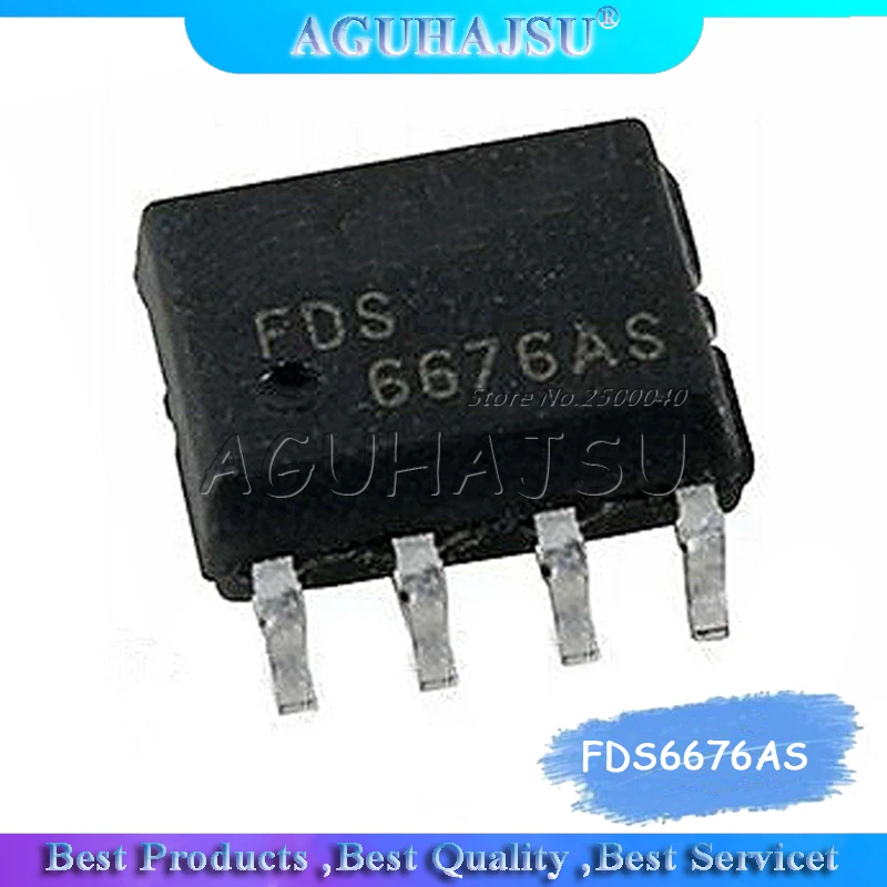 

5PCS FDS6676AS SOP-8 MOSFET N integrated circuit