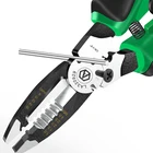 Плоскогубцы для зачистки проводов LAOA, 9 дюймов, многофункциональная игла, режущий зажим, плоскогубцы для электрика, CR-V