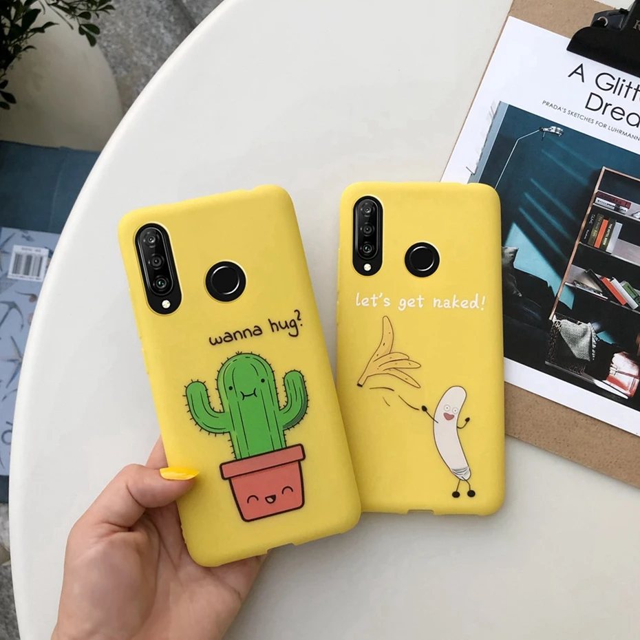 Чехол для Huawei P30 Lite Ультратонкий Мягкий силиконовый защитный чехол ТПУ телефона с