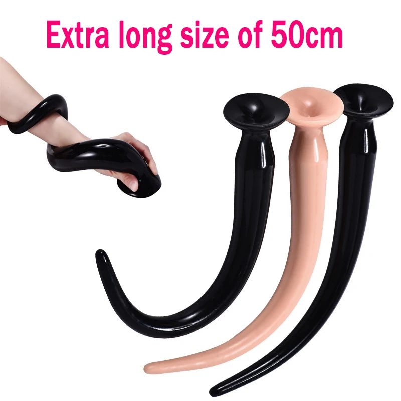 50 см супер длинные анальные пробки огромная присоска фаллоимитатор Анальная