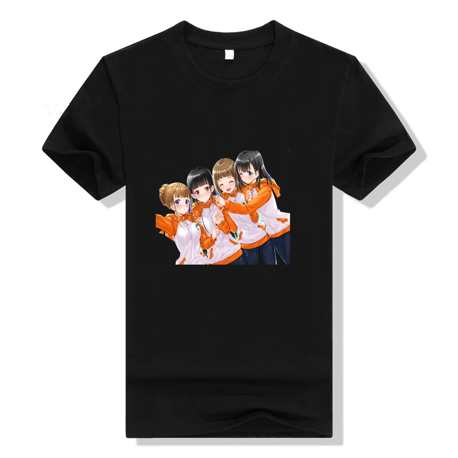 

Anime a Place Further Than the Universe t Shirt T-shirt Short Short Sleeve Summer Casual Woman Tee Tops