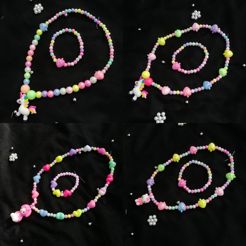 Женские и женские Вечерние Бусы разноцветные бусы из бисера браслета набор