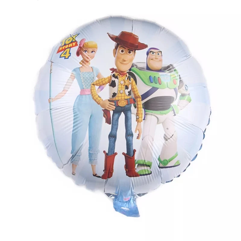 50 Pieces/lot 18 Inch Cartoon Children Toy Inflatable Helium Foil Balloon Happy Birthday Baby Shower Party Decoration images - 6