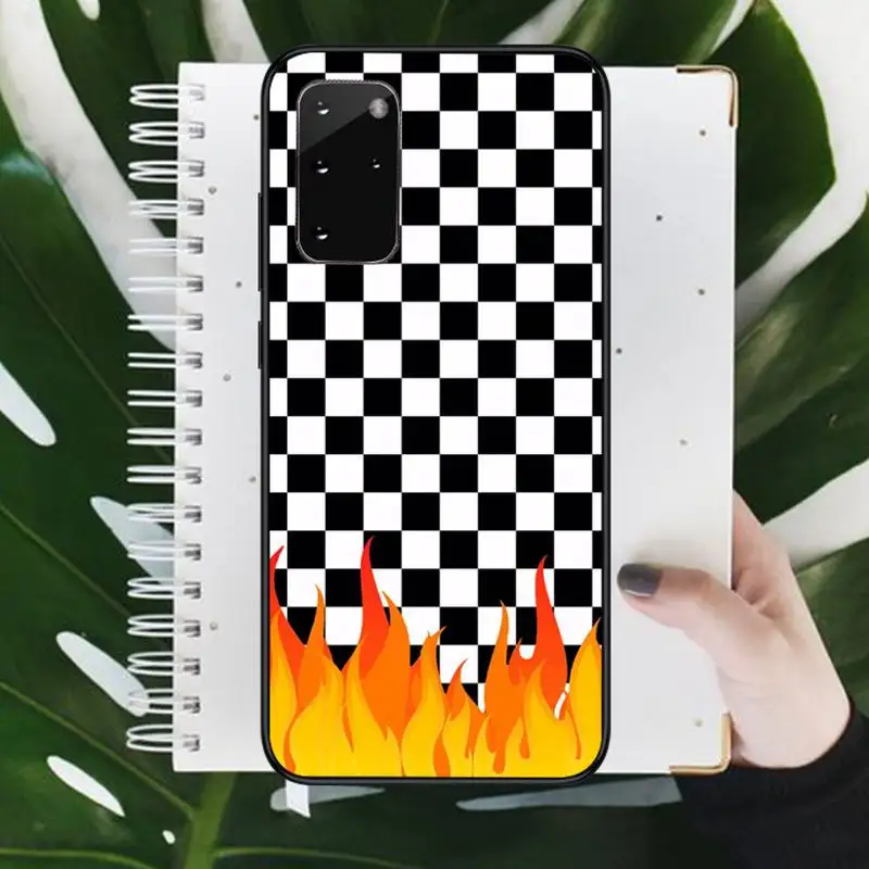 

Colorful Fashion flame Phone Case For Samsung galaxy S 9 10 20 A 10 21 30 31 40 50 51 71 s note 20 j 4 2018 plus