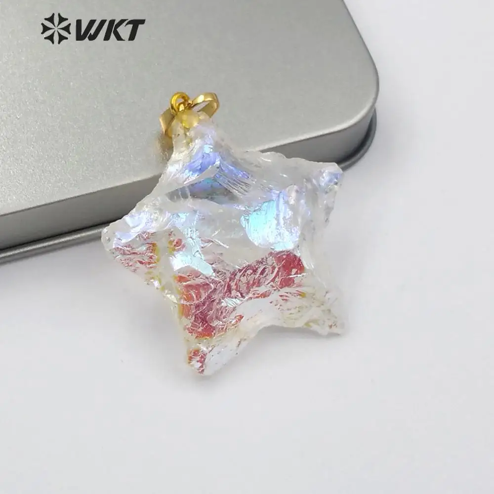 WT-P1453 натуральный синий Вену бирюзовый кулон прямоугольной формы драгоценные
