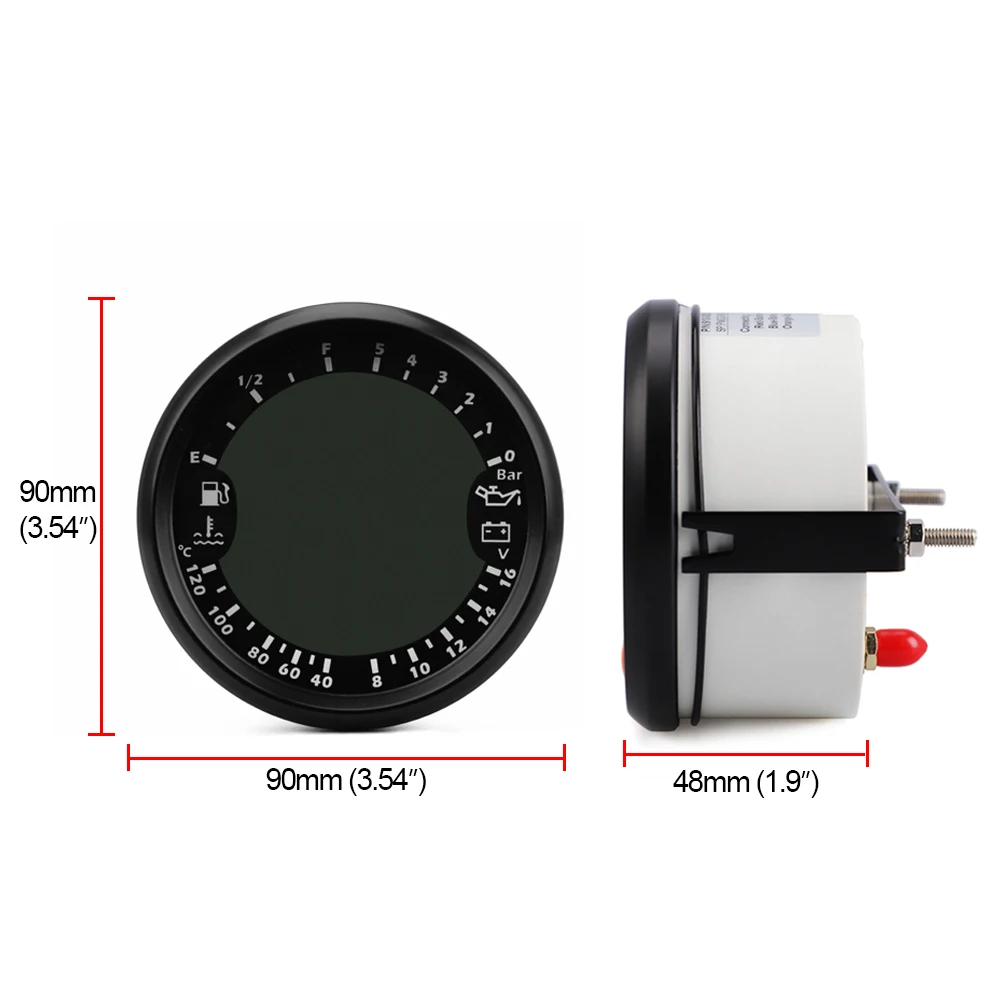 Многофункциональный GPS Спидометр 6 в 1 Вольтметр и тахометр измеритель