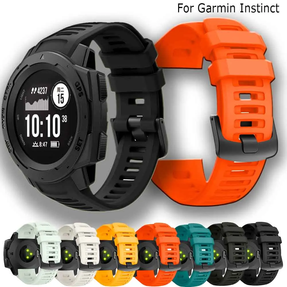 Ремешок для часов Garmin Instinct ремешок Wirstband прочный силиконовый модный сменный
