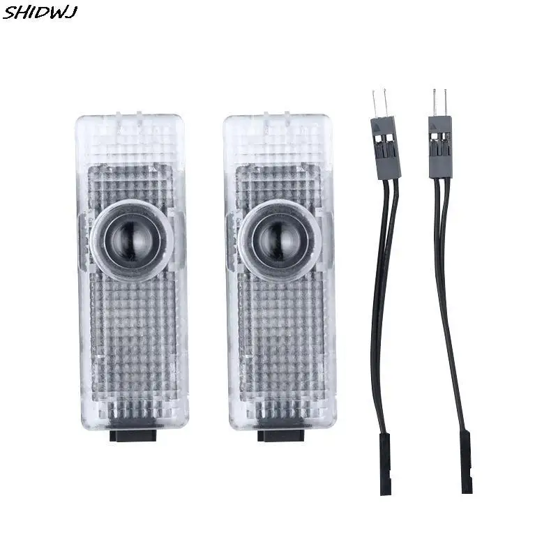 Автомобильный светодиодный проектор с логотипом двери 2 шт. предупресветильник