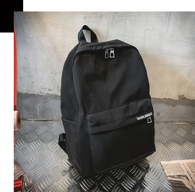 Дешевый Холщовый Рюкзак Mochila, черный женский рюкзак, школьные сумки для подростков, парные рюкзаки, повседневные, 4 цвета, прочные
