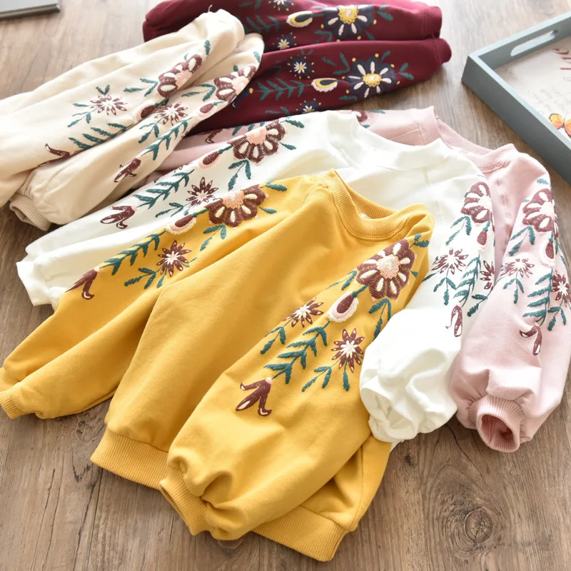 

Baby Girls Sweatshirts Spring Autumn Children hoodies kids long sleeve T shirts Clothes for Girl Hoodie sweater