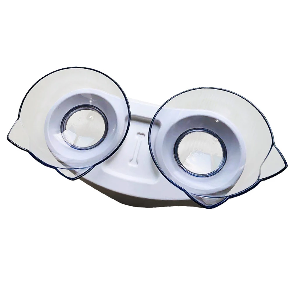 Поднятые миски для домашних животных кошек прочные двойные поднятая подставка