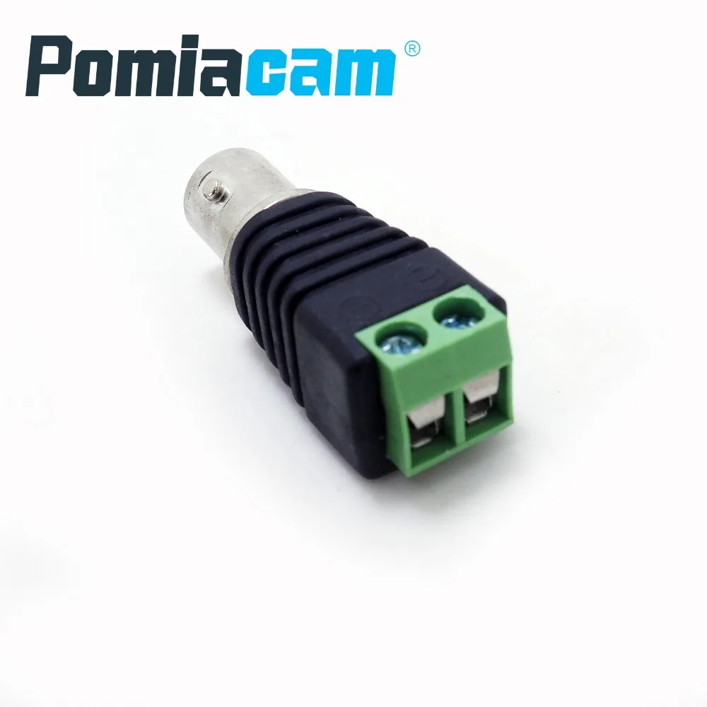 Mini Coax BNC разъем для камеры видеонаблюдения видеосъемки гнездовой CAT5 CAT6