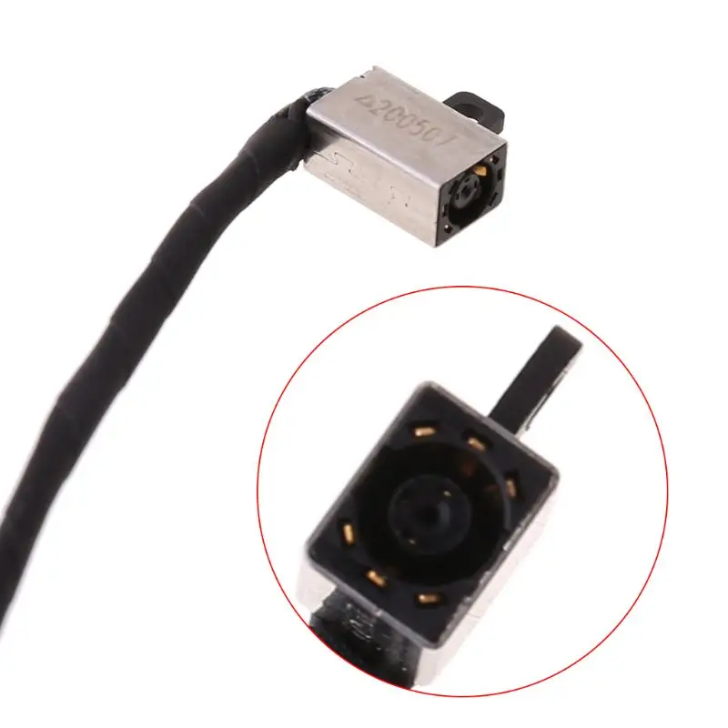 

DC Power Jack Cable Socket Plug Wire Harness Connector Charging Port Replacement for Dell Inspiron 15-5000 5558 5555 5559