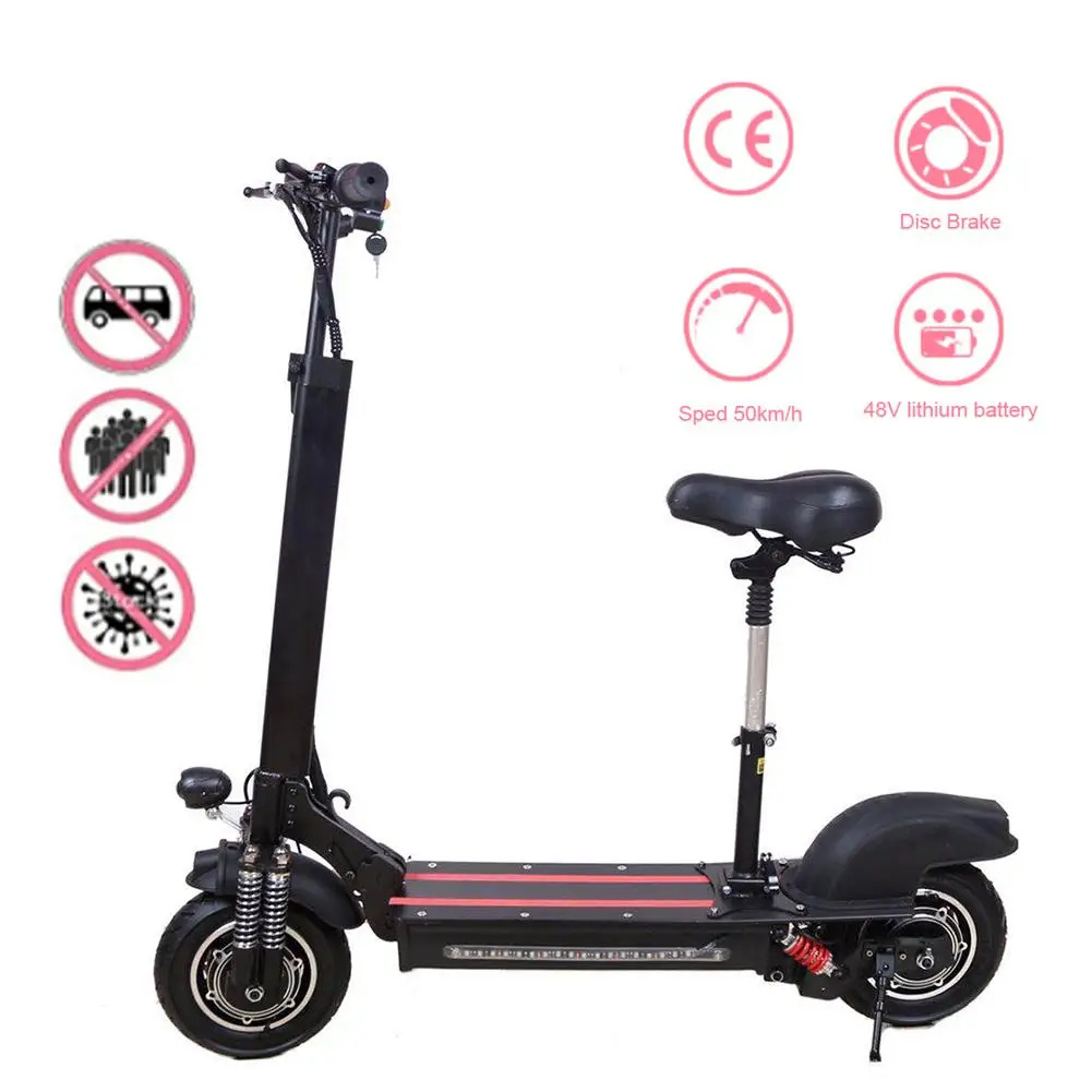 8 5/10 дюймов складной электрический скутер с двойным приводом Электрический