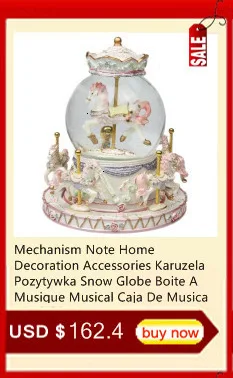 Musicali Musique Muziekdoos подарок Caixa Presente Muziek механизм Carrusel снежный шар музыкальный Caja De Musica карусель музыкальная шкатулка