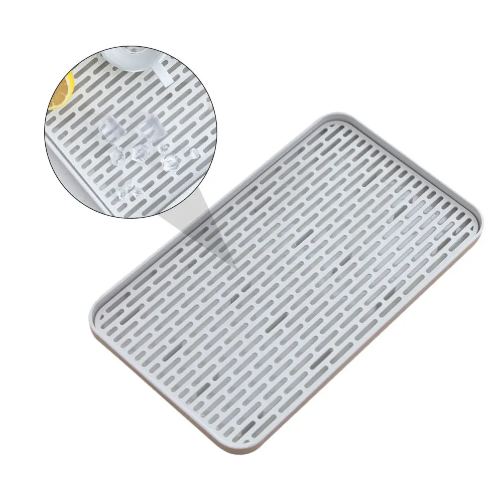 

1PC Double-layer Drain Tray Cup Tray Storage Tray (Size Large)