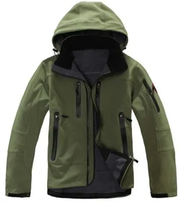 Военная тактическая куртка для мужчин скрытый акулья кожа Softshell V5