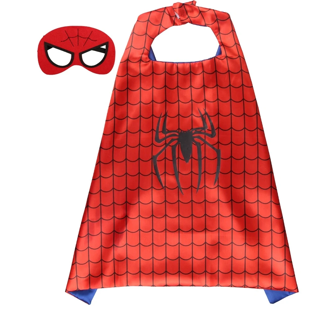 

Аниме фигурки Marvel, детская накидка Человека-паука, американский Халк, замороженный Человек-паук, наряд для девочек и мальчиков, косплей, дет...