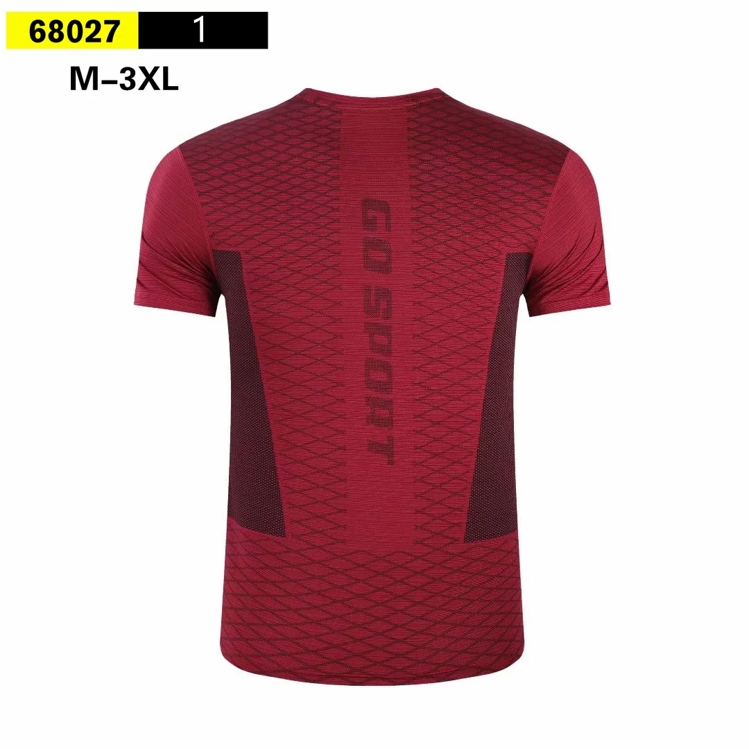 

2021 Quick Dry Workout Running Shirt Compression Fitness Tops Breathable Jersey Gym T-shirts Clothing Male Sport Shirts Men m