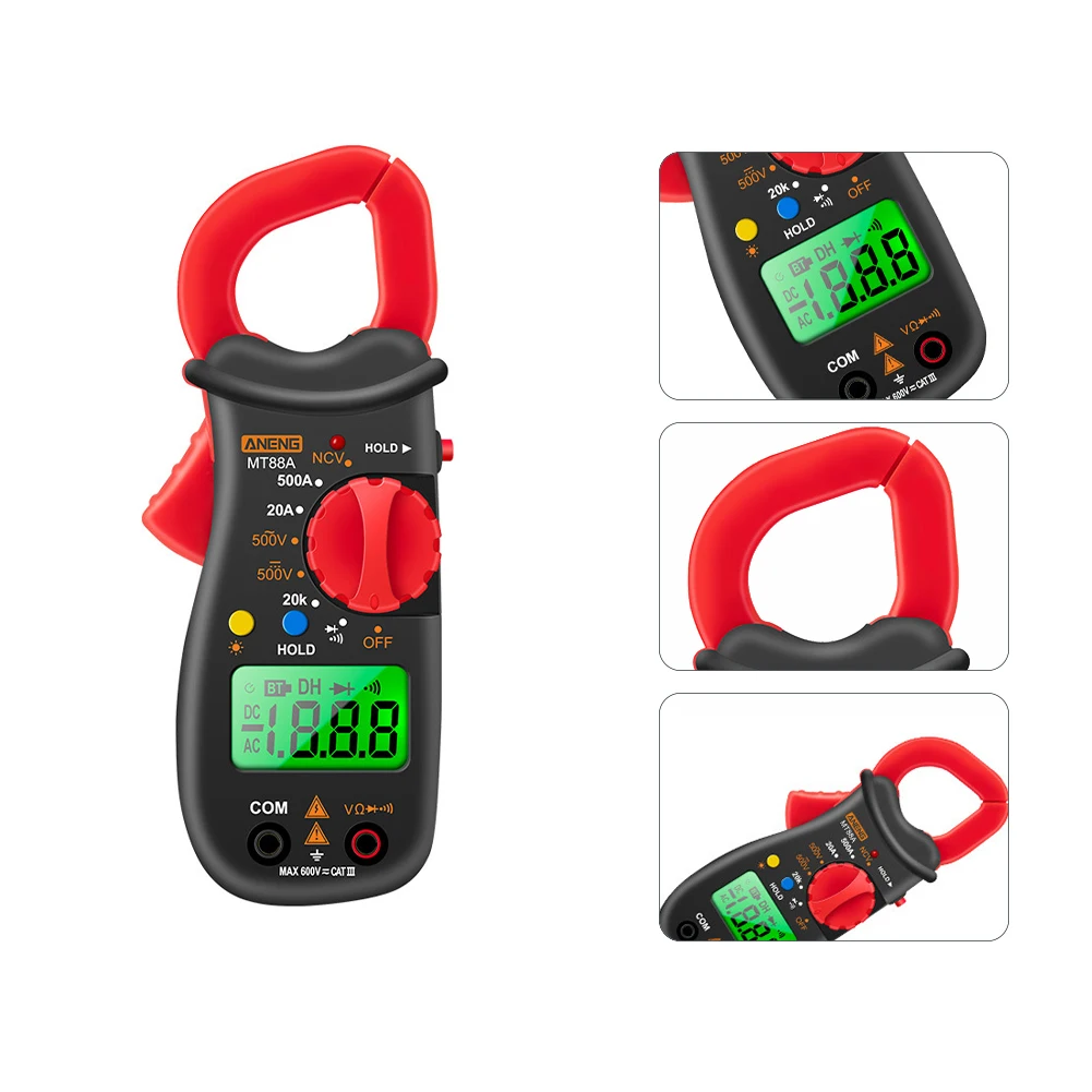 Цифровой мультиметр-зажим высокоточный вольтметр с автоматическим диапазоном
