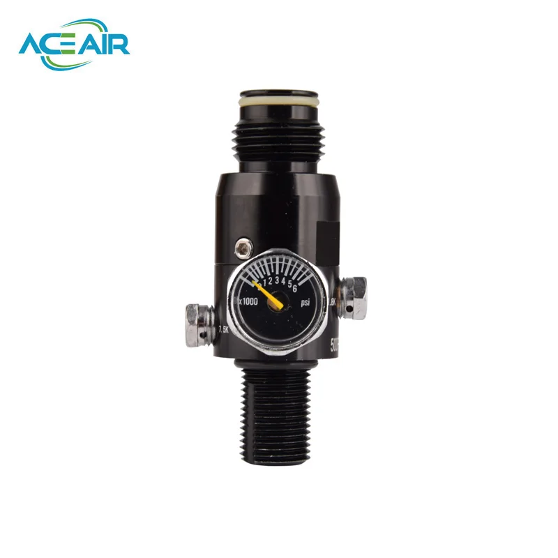 PCP Пейнтбольный Регулятор низкого давления 4500psi вход 160/260/300/400/500psi выход 5/8