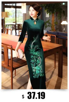 Китайские платья Ципао Cheongsam из хлопка и льна Mujer Vestidos размера плюс для женщин короткие 3XL 4XL 5XL летние Новое поступление