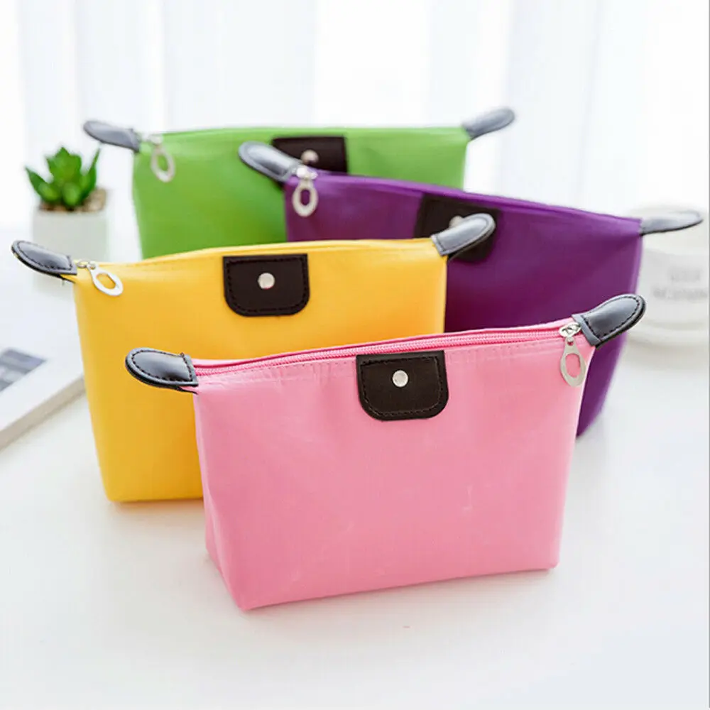 

Waterproof Cosmetic Makeup Bag Storage Pouch Purse Handbag Canvas