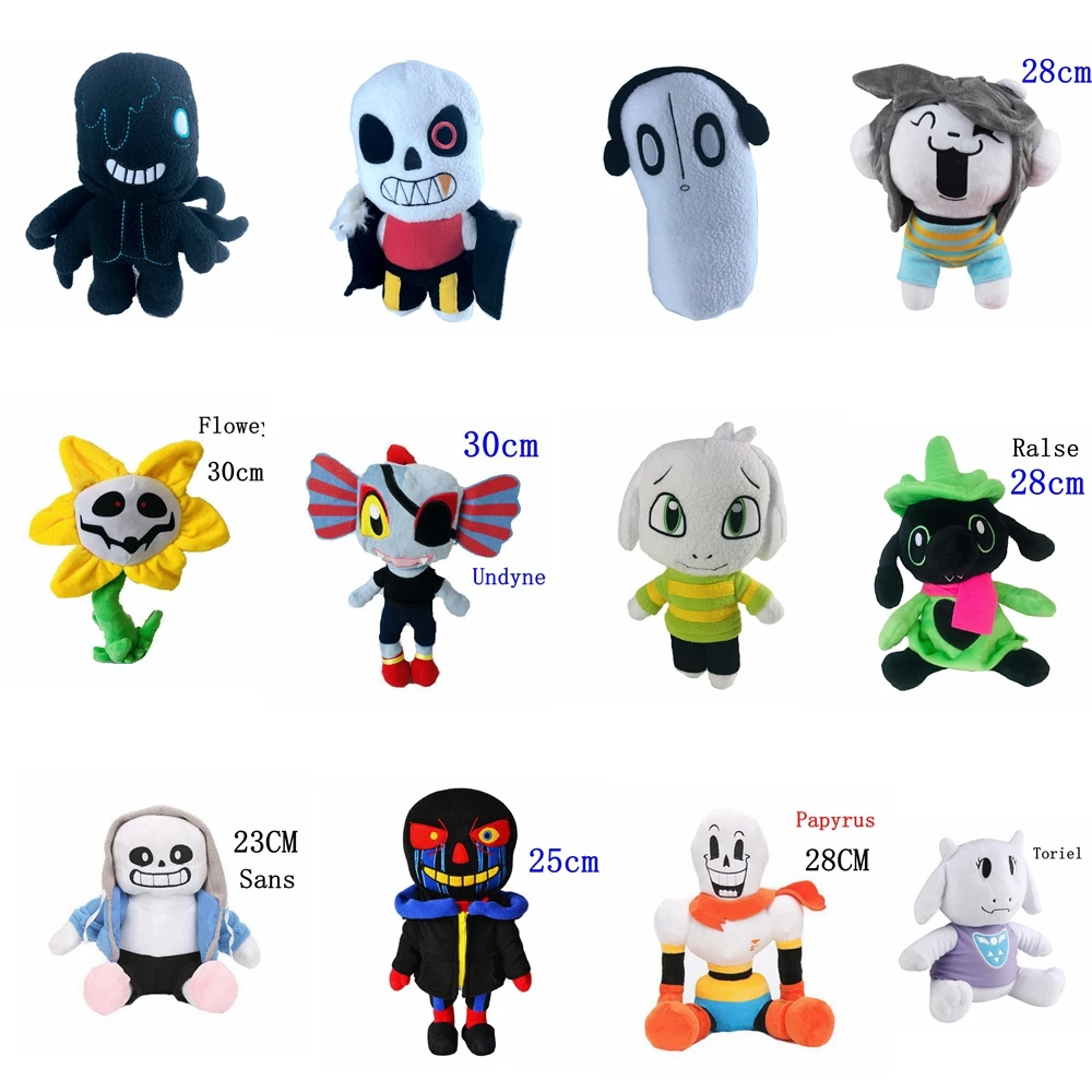Игра Undertale Sans Asriel Toriel Мягкая кукла плюшевая игрушка для детей рождественские