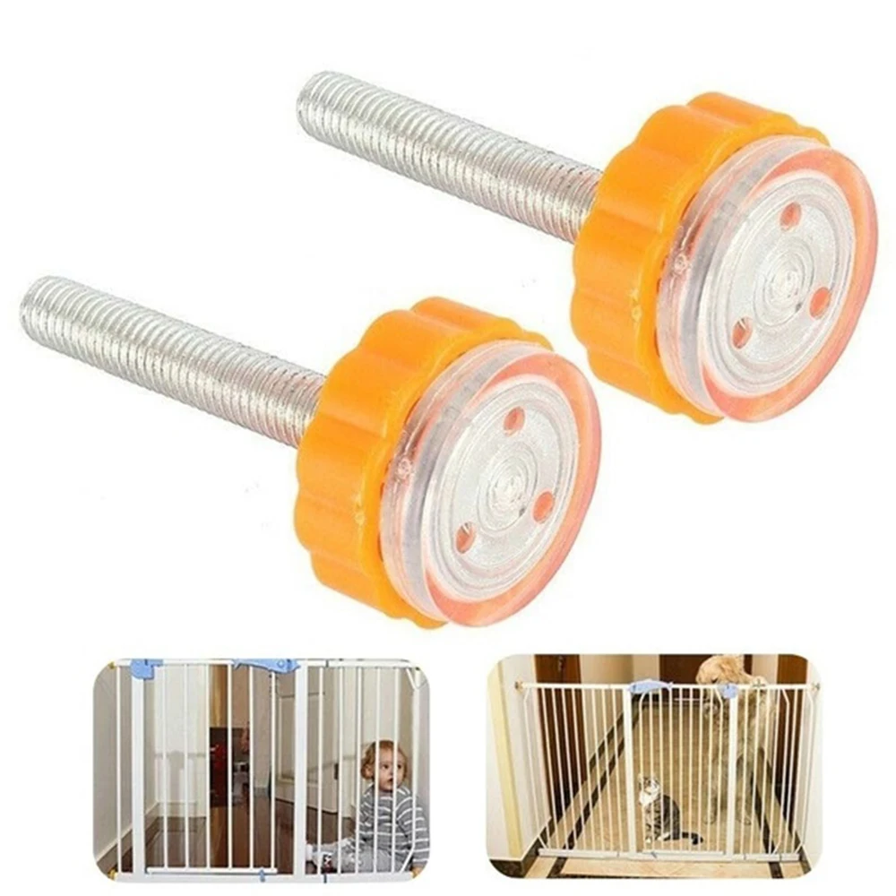 

1PC Baby Staircase Guardrail Baby Child Safety Door Bar Pet Dog Isolation Fence Top Bolt Fitting