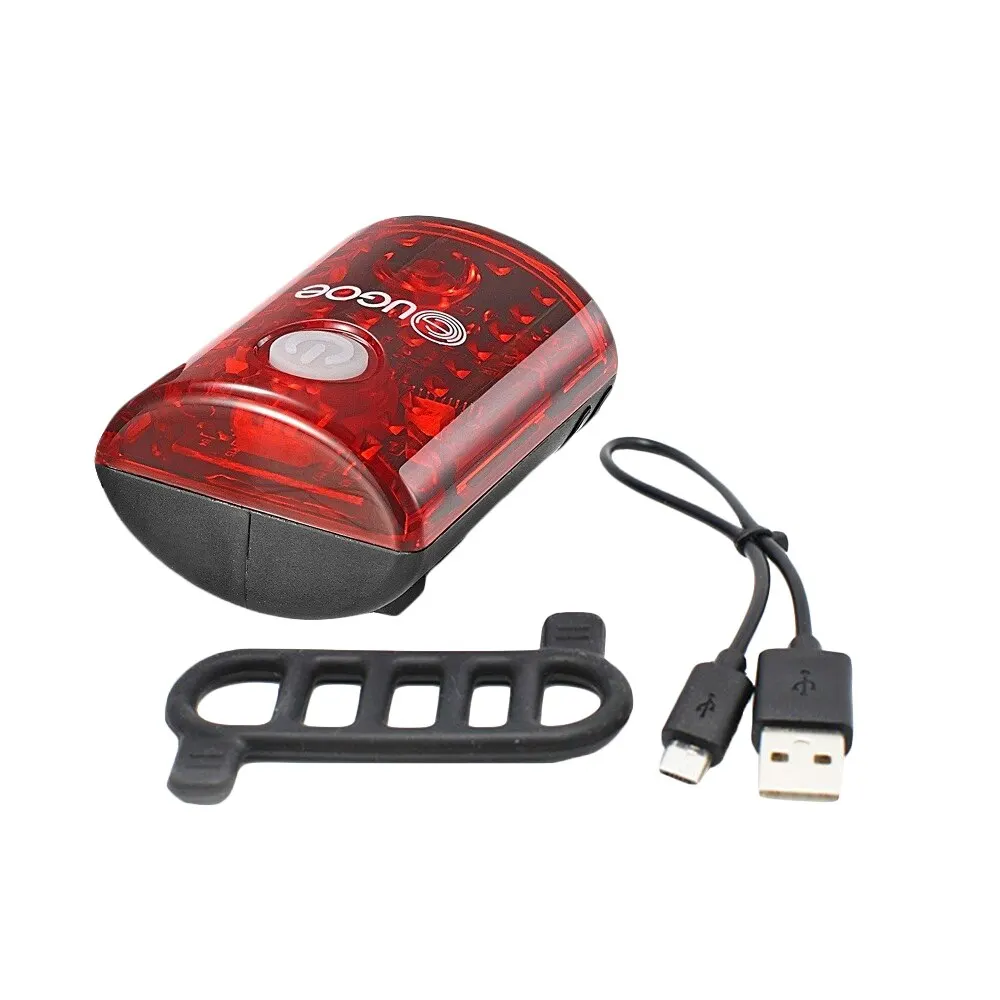 Фара UGOE NB26-01 задняя 2 светодиода domestic led 220 mAh 4 режима работы IP65 (RUGNB2601001) | Спорт и