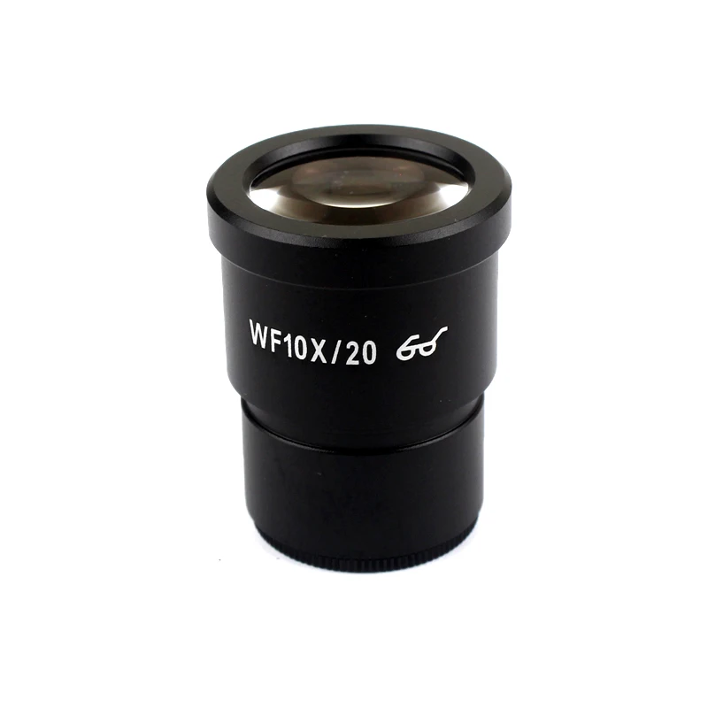 Одна пара окуляров WF10X для стереомикроскопа широкоугольное поле 20 мм WF20X/10 WF10X/20