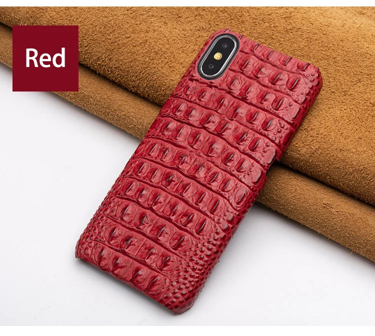 Роскошный чехол для телефона из воловьей кожи для iPhone Xr 6 6s 7 8 Plus X Xs Max, чехол с текстурой крокодиловой задней панели для 6p 6s p 7p 8p