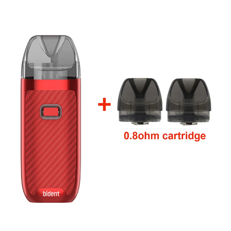 New arrival GeekVape Bident Kit with 950mAh Built-in Battery Dual Coil Pod System Kit 2ML/3.5ML POD MTL/DTL vape kit - Цвет: Red with 0.8ohm