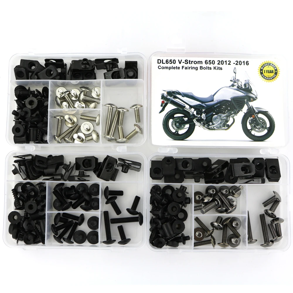 Подходит для Suzuki Vstorm 650 2012 2013 2014 2015 2016 Полный Комплект болтов обтекателя винты