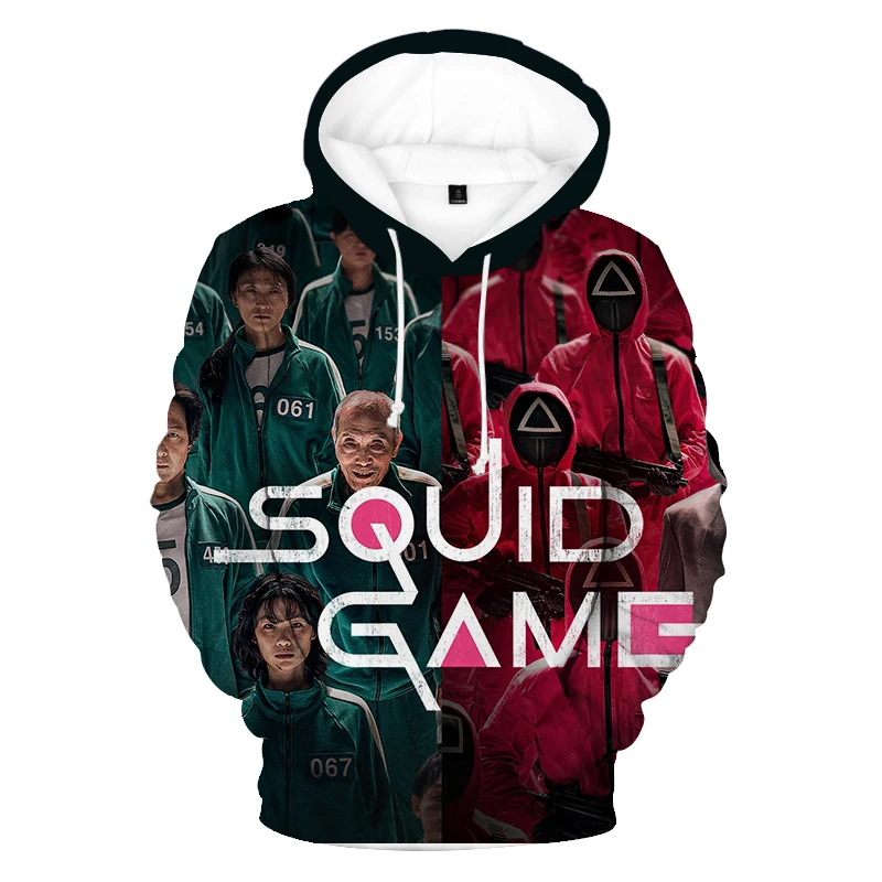 Sudadera con capucha con estampado 3D de calamar para madre y ni&ntilde;o, ropa de moda para familia, sudaderas para beb&eacute;, ni&ntilde;o y ni&ntilde;a, jersey de manga larga, Top de 4-14 a&ntilde;os-0