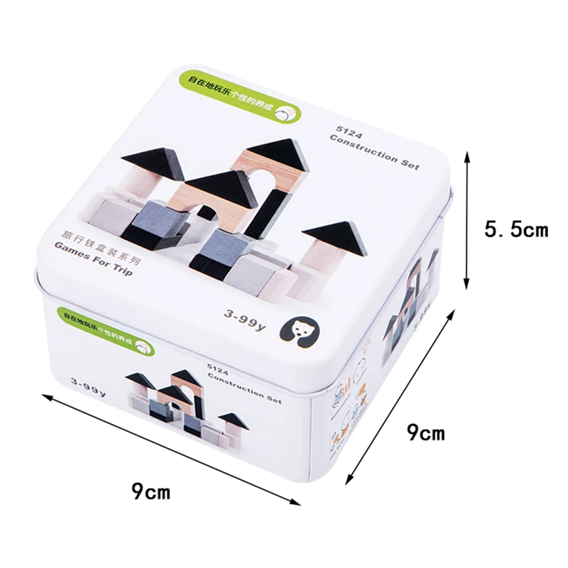 Детские игрушки из дерева Портативный Путешествия Игрушка Семейные забавные