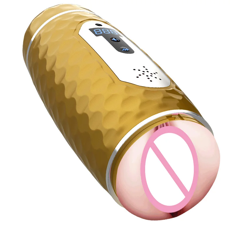 DRAIMIOR Smart Voice Heating Male Masturbator Double Heads Realist Vagina Blowjob Oral Sex Toys For Glans Exerciser Shop | Красота и