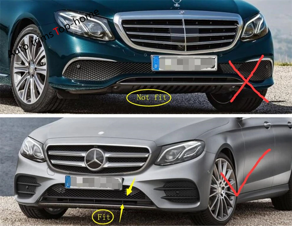 Yimaautoпланки передней нижней решетки крышка крышки отделка Аксессуары для Mercedes Benz E CLASS W213(Спортивная модель