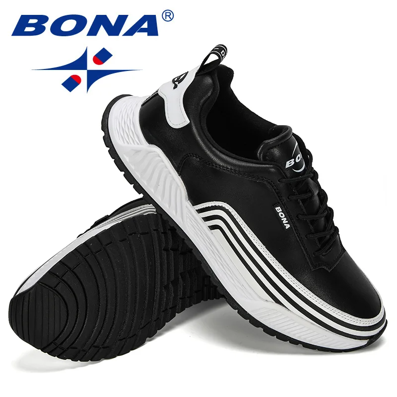 

BONA 2019 New Designer Popular Men Casual Shoes High Quality Trend Outdoor Non-Slip Fashion Men Sneakers Zapatos Comfy Footwear