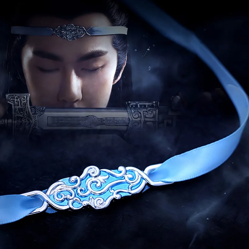 Lan Wangji Hair Jewelry Mo Dao Zu Shi Yaoi Headband Cosplay The Untamed Grandmaster of Demonic Cultivation Wei Wuxian Hanfu | Дом и сад
